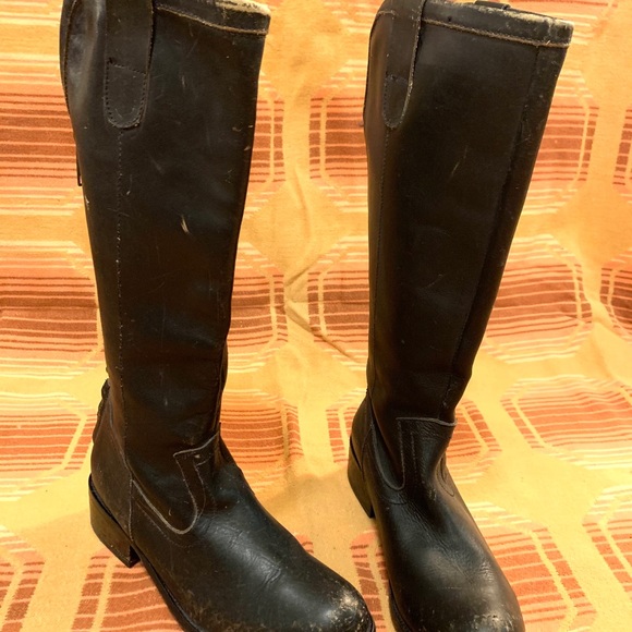Distressed Black Patron by Perugia Boots 9.5 - Picture 4 of 11